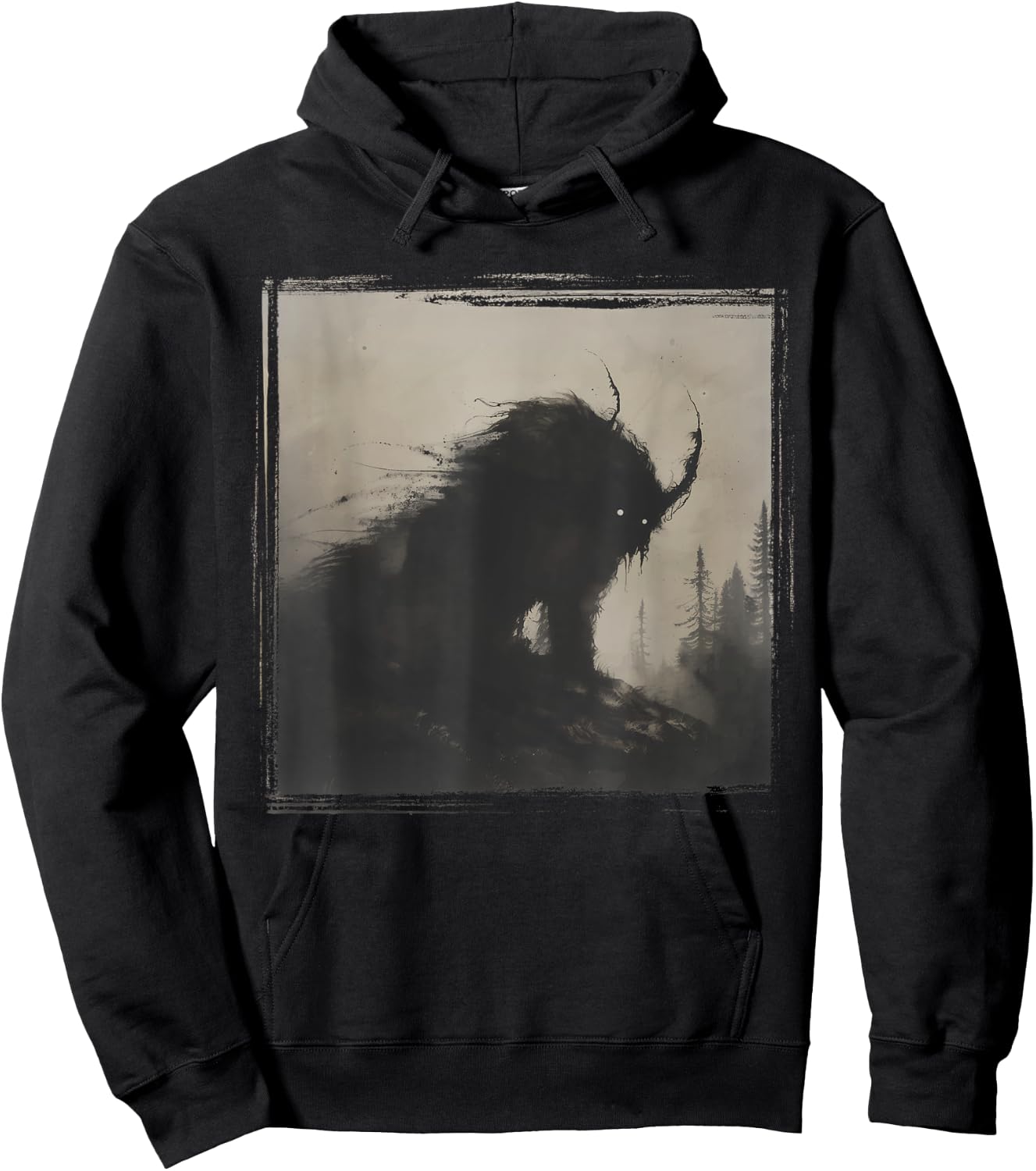 Dark Horror Nightmare Demonic Monster Gothic Alt Scary Art Hoodie - Hoodie | Black