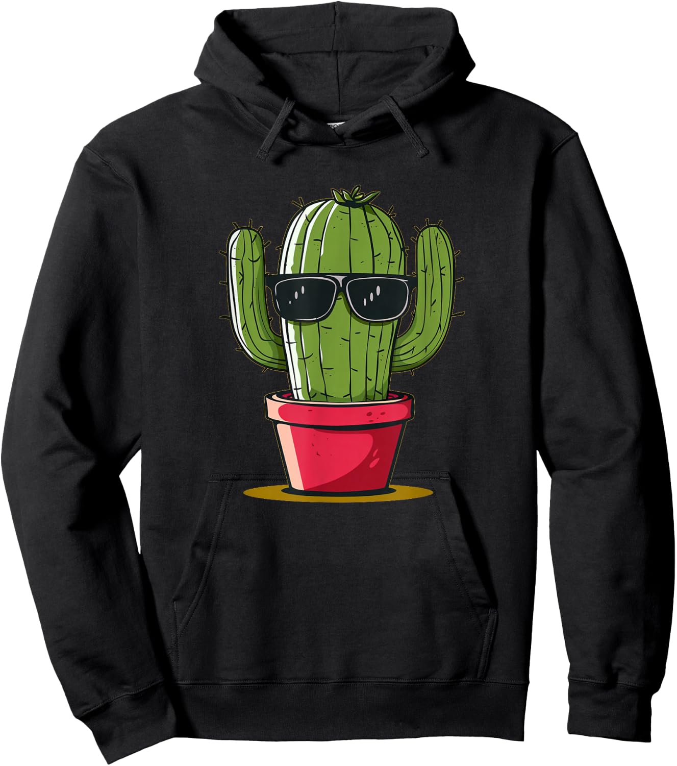 Awesome Sunglasses Cactus for Man and Woman Hoodie - Hoodie | Black