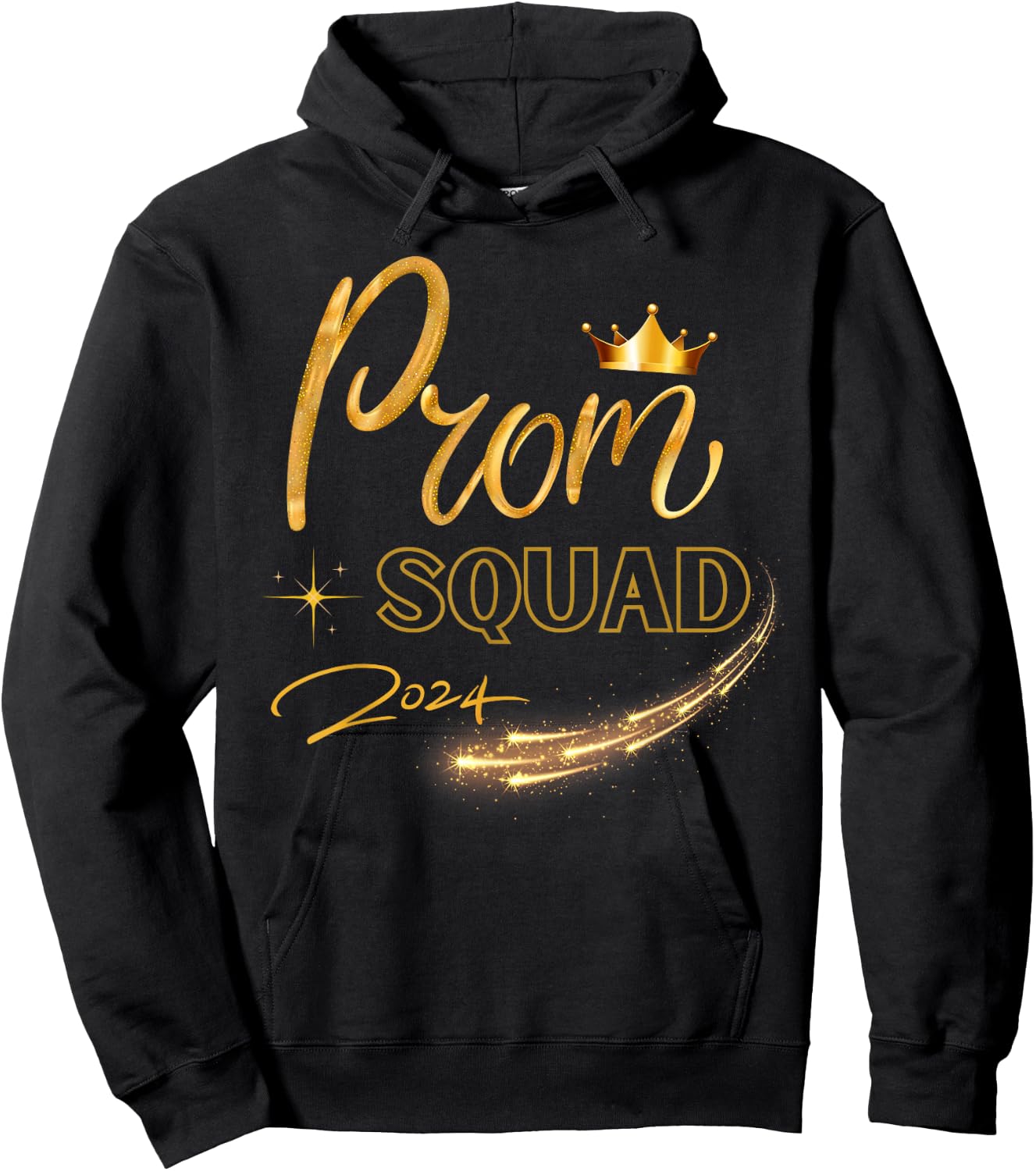 Prom Squad Graduate Class Of 2024 Party Matching Group Hoodie - Hoodie | Black