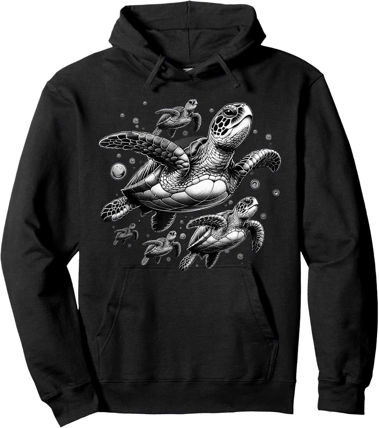 Sea Turtles Save The Turtle Ocean Animal Beach Lover Graphic Hoodie - Hoodie | Black