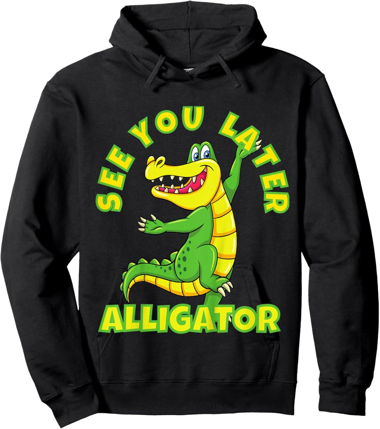 Animals Party - See You Later Alligator Design Hoodie - Hoodie | Black