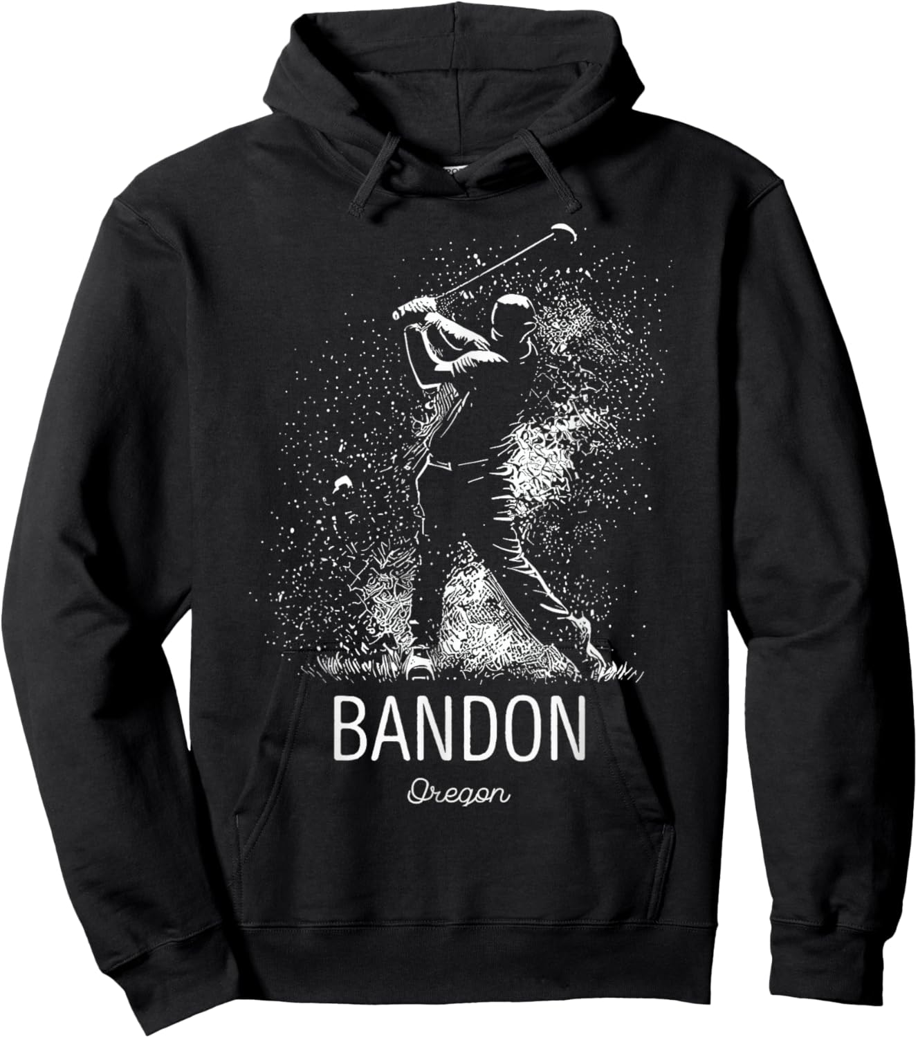 Golf Golfing Bandon Hoodie - Hoodie | Black