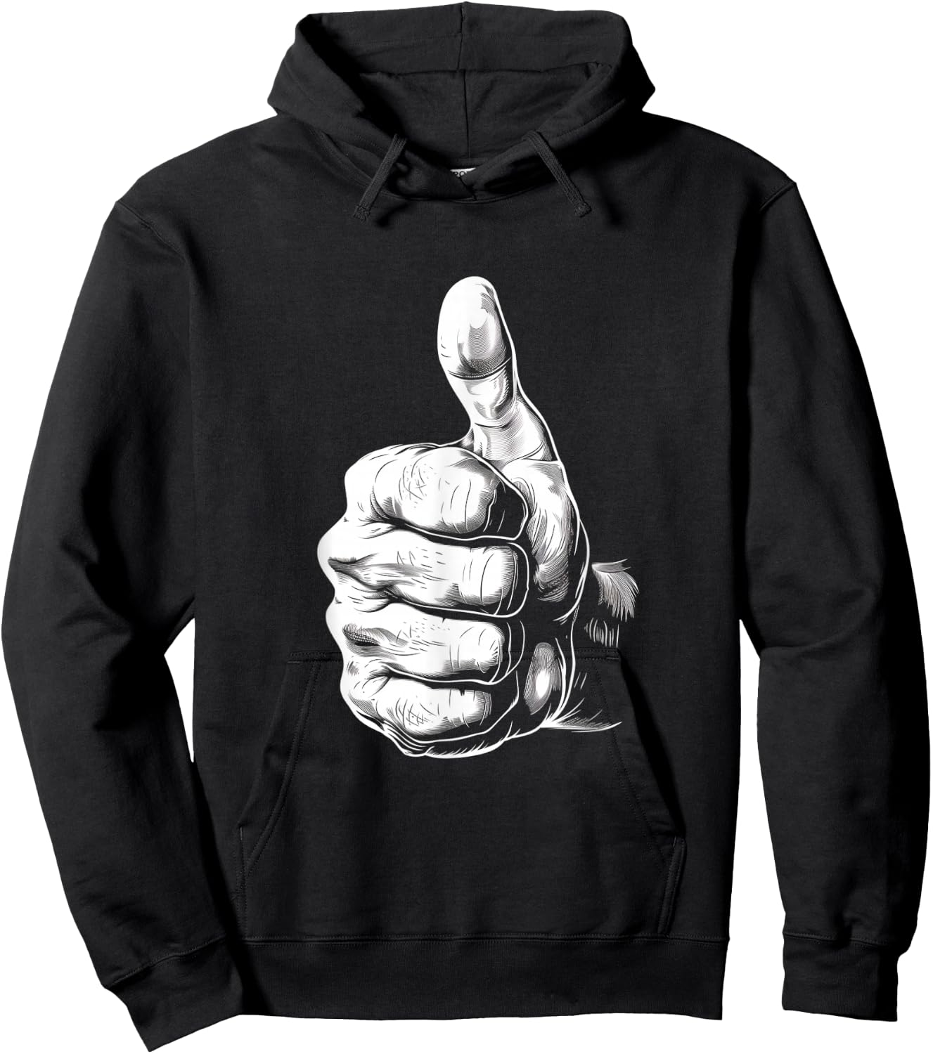 Thumbs Up Hoodie - Hoodie | Black