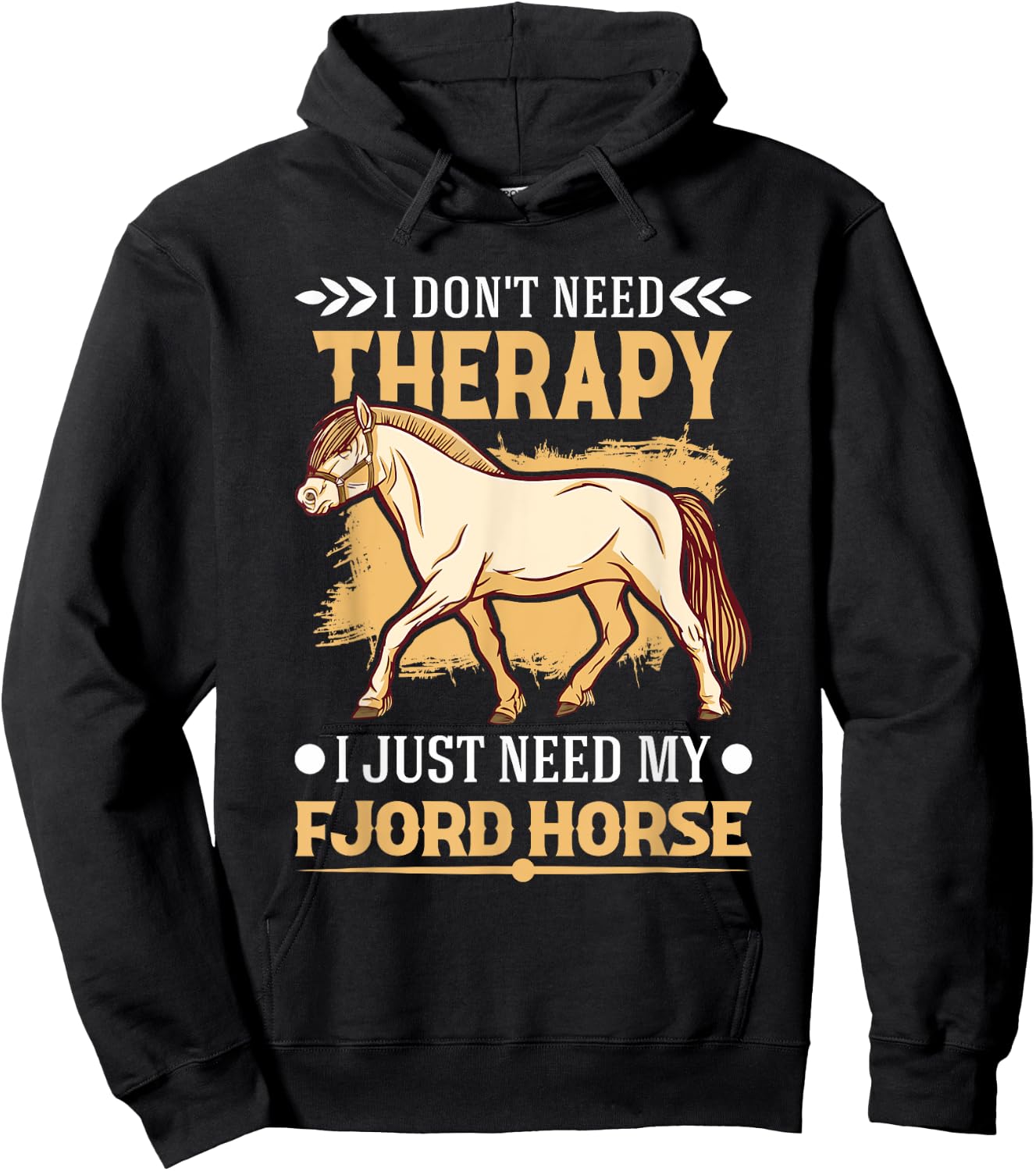 Fjord Horse Therapy Fjordi Hoodie - Hoodie | Black