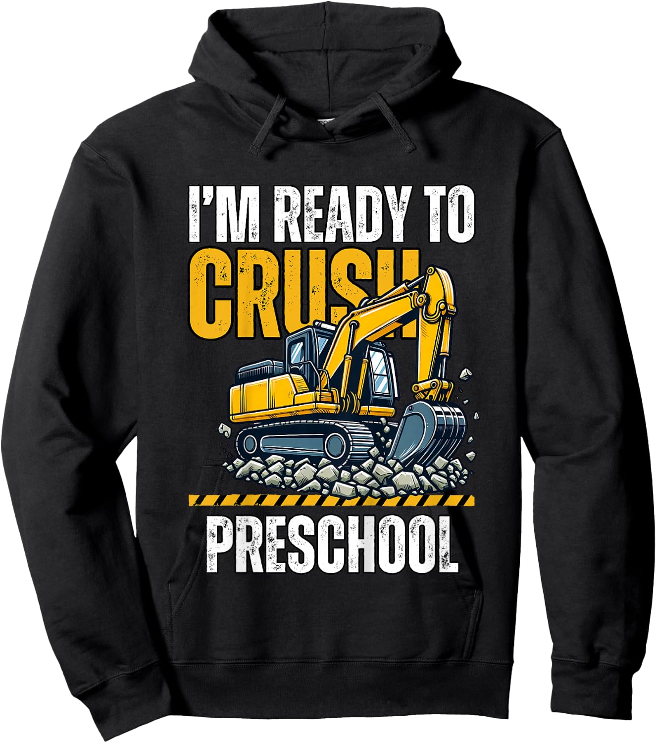 Kids I'm Ready To Crush Preschool boys first day of preschool Hoodie - Hoodie | Black