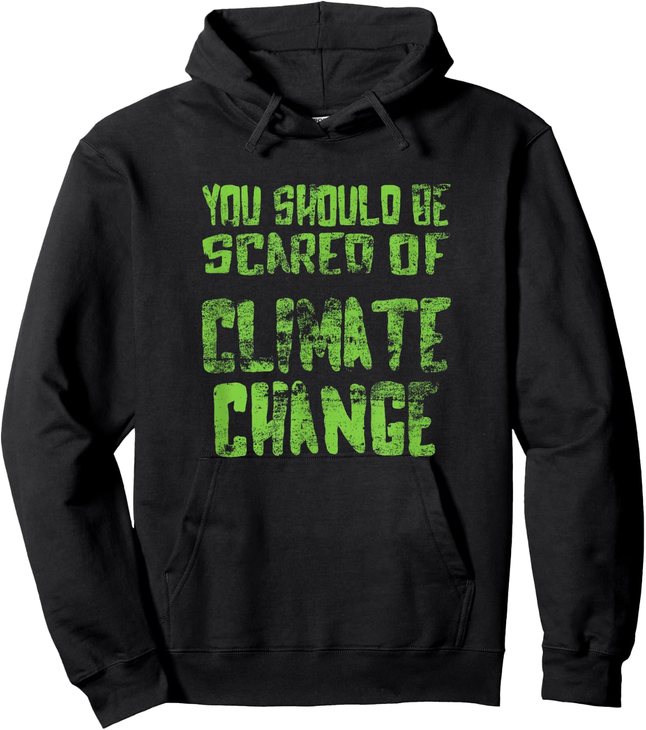 Climate Change Halloween Costume Scary Environment Ecology Hoodie - Hoodie | Black