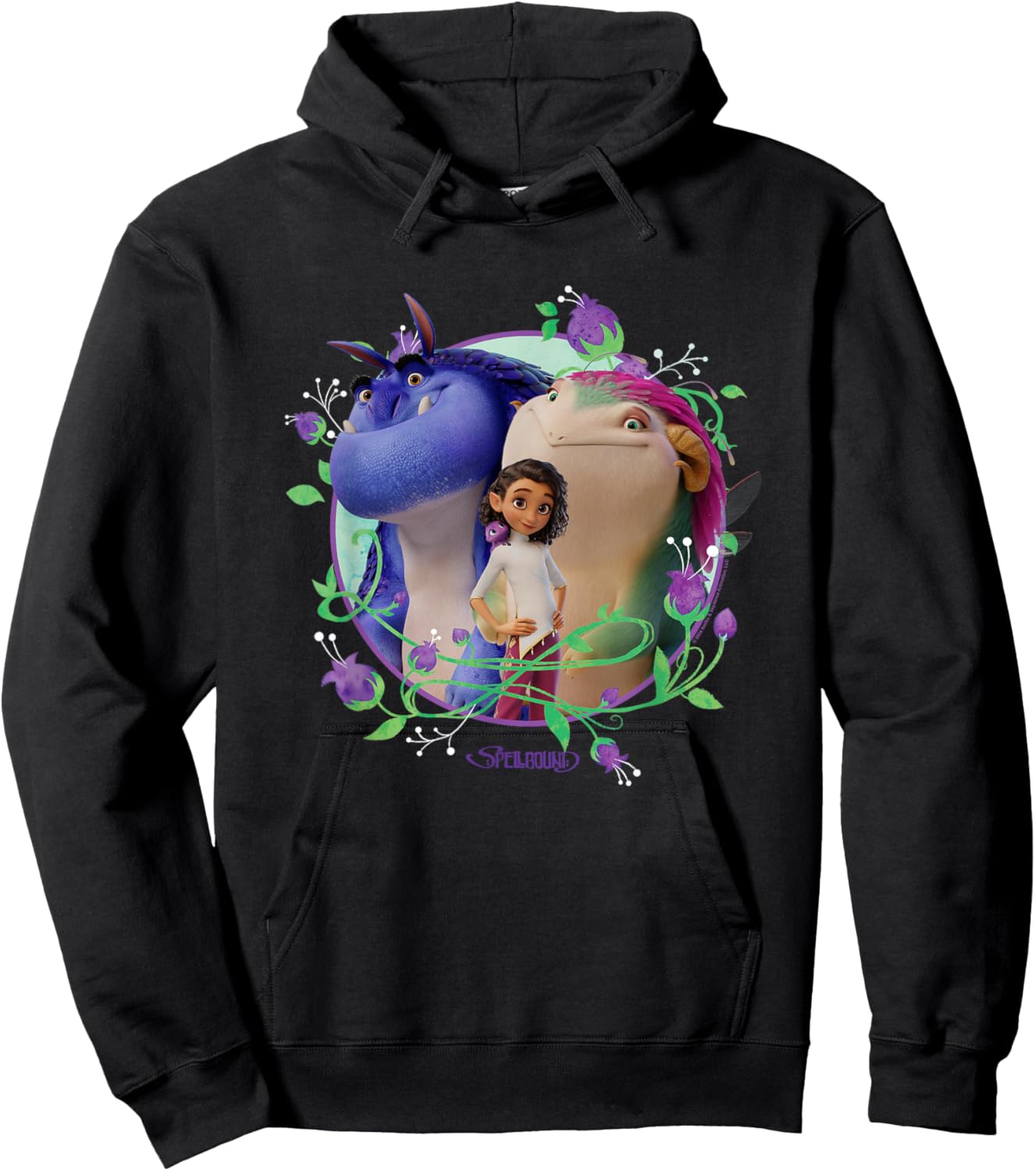 Spellbound Enchanted Floral Family Group Hoodie - Hoodie | Black