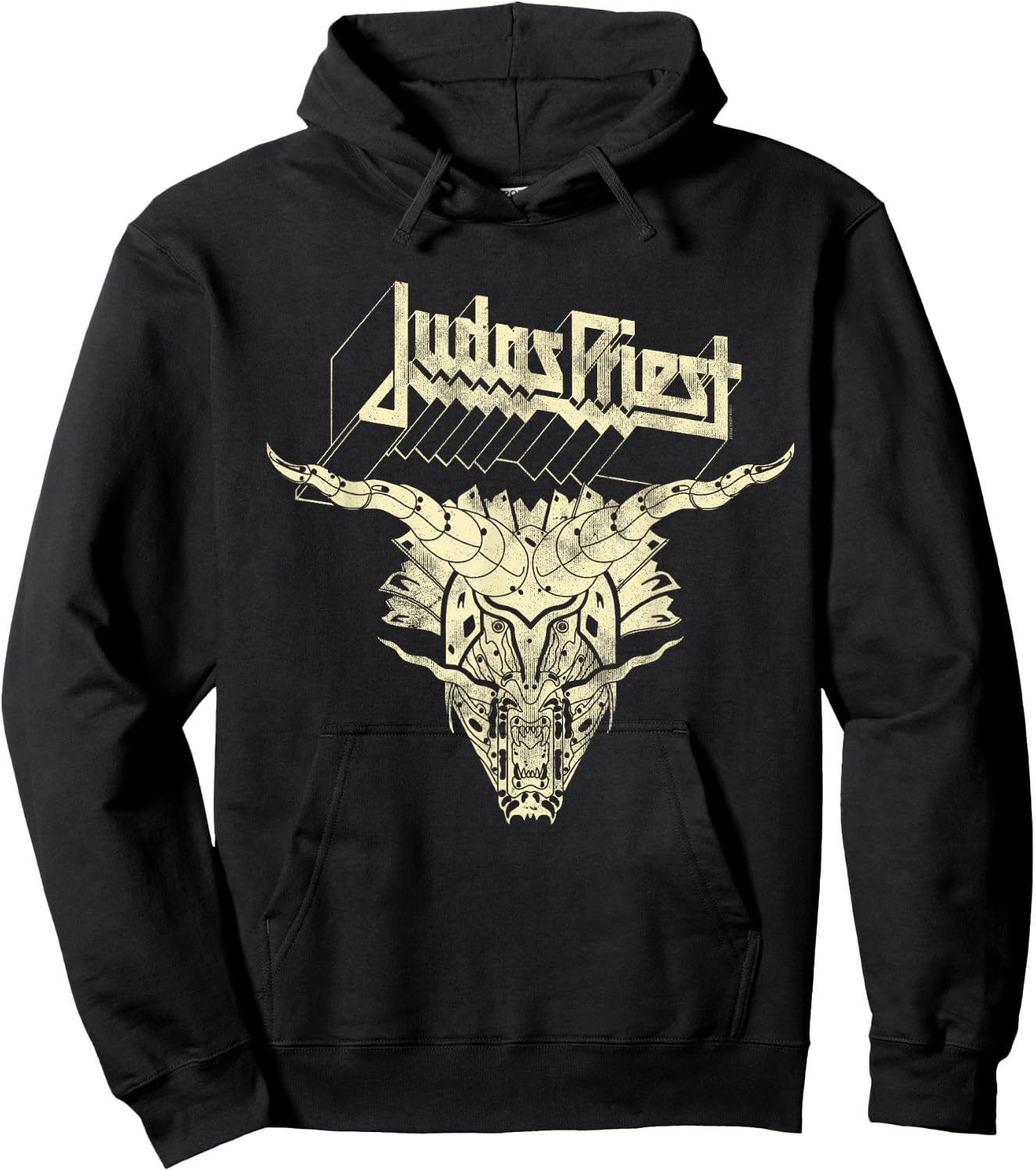Judas Priest Defenders On Olive Hoodie - Hoodie | Black