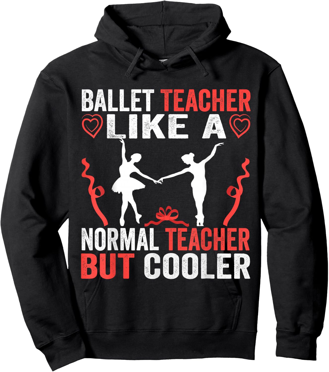 Funny Ballet Teacher Dancer Girls Women National Dance Day Hoodie - Hoodie | Black
