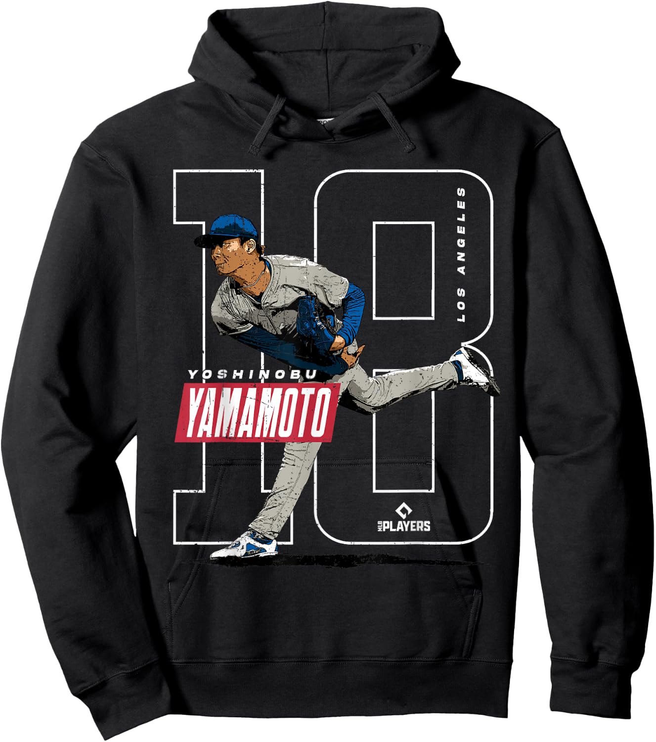 Yoshinobu Yamamoto | Baseball MLB Players | MLBYAM3005 Hoodie - Hoodie | Black