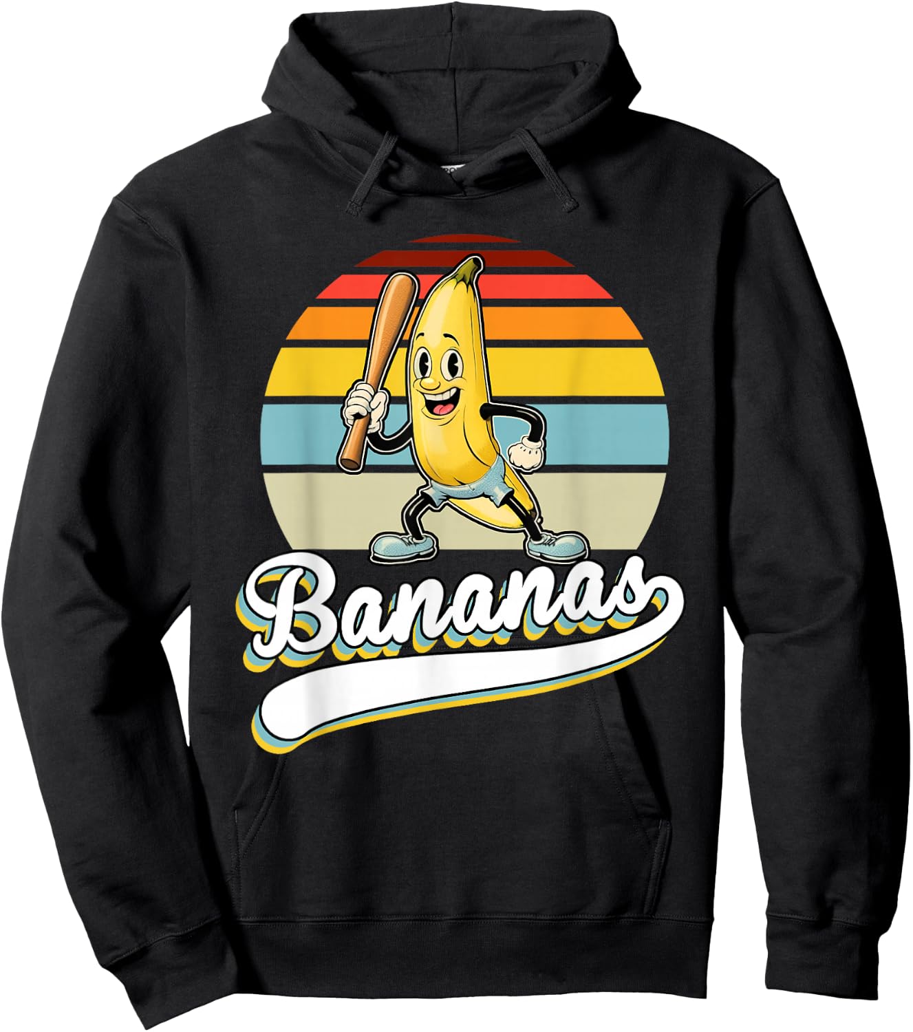 Let's Go Bananas Kids Youth Boys Hoodie - Hoodie | Black