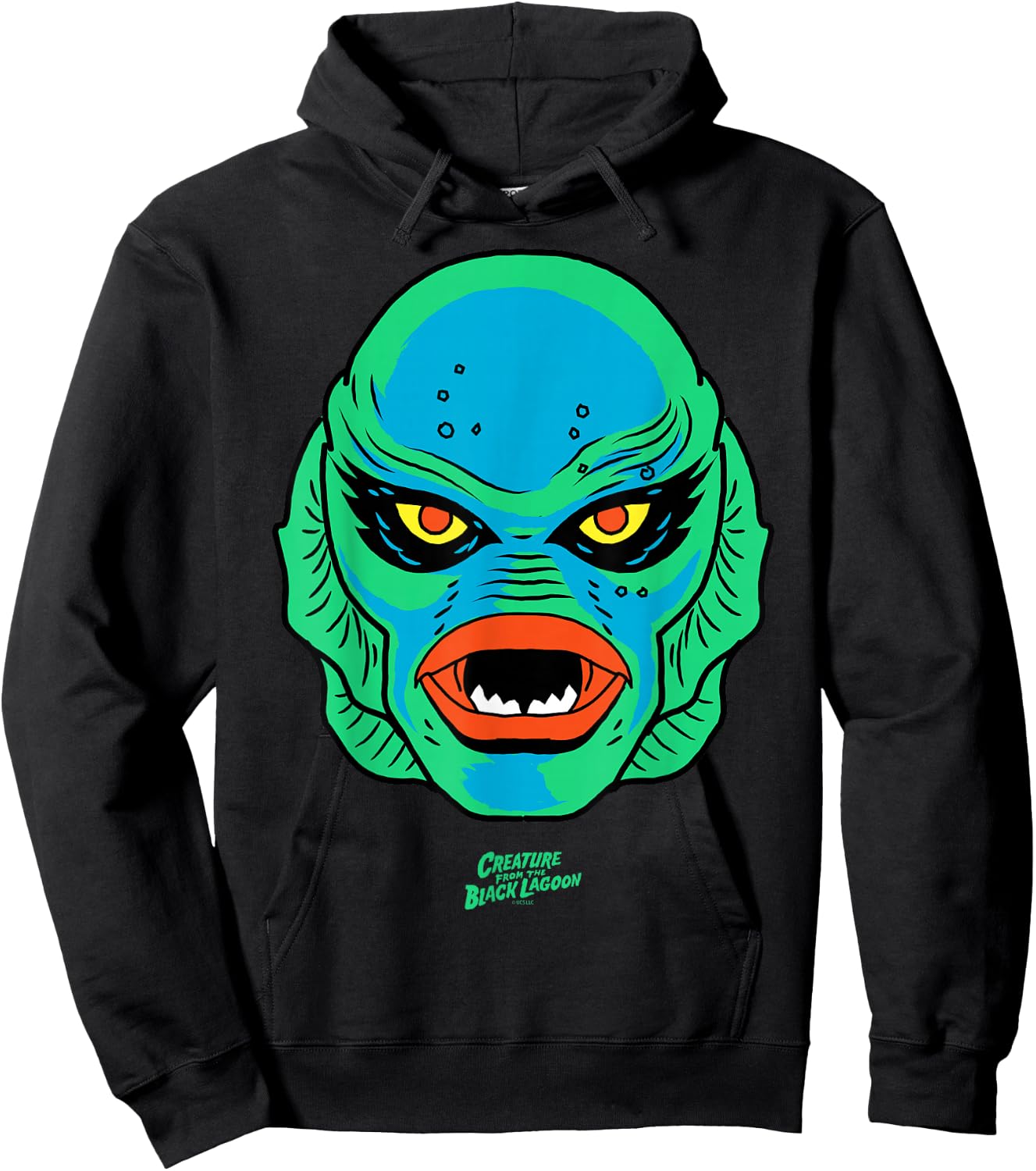 Universal Monsters Creature from the Black Lagoon Gilman Hoodie - Hoodie | Black