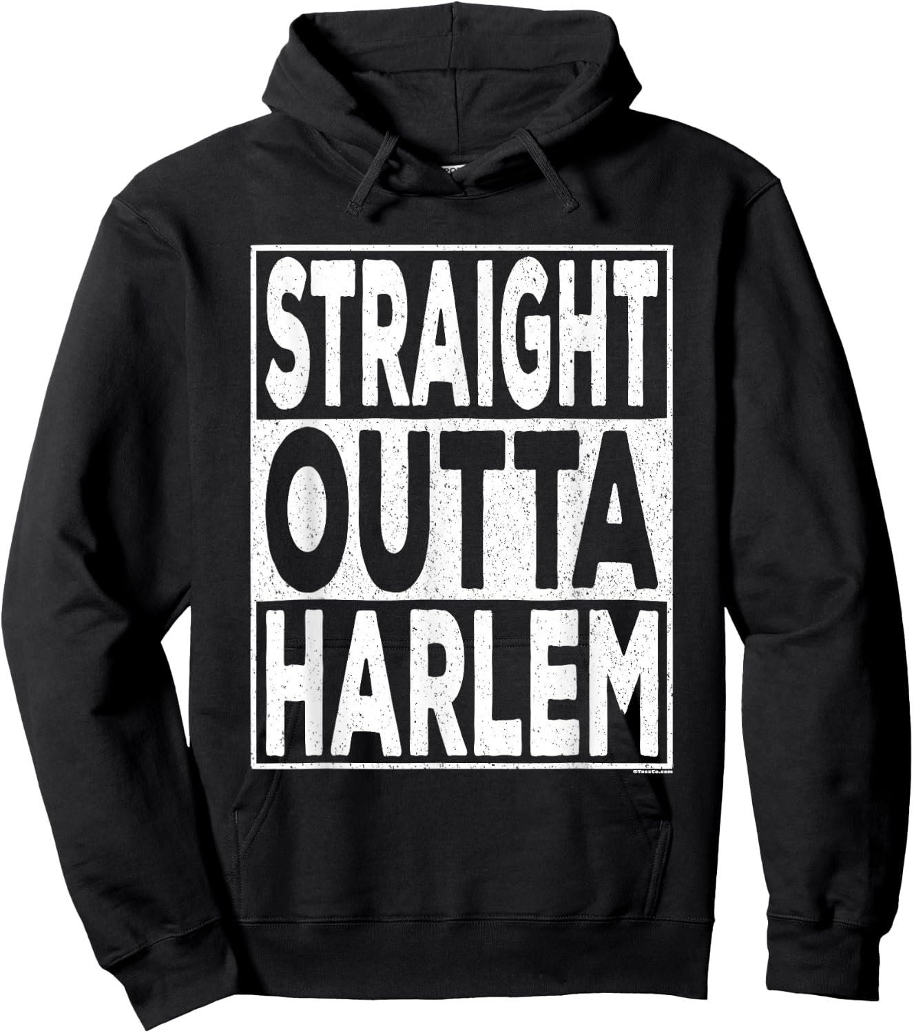 Straight Outta Harlem Hoodie - Hoodie | Black