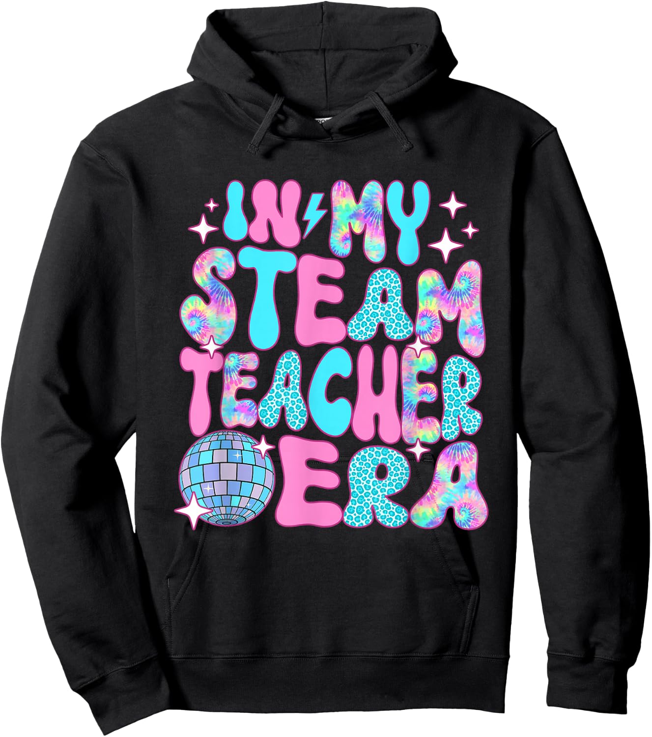 Disco In My STEAM Teacher Era Hoodie - Hoodie | Black