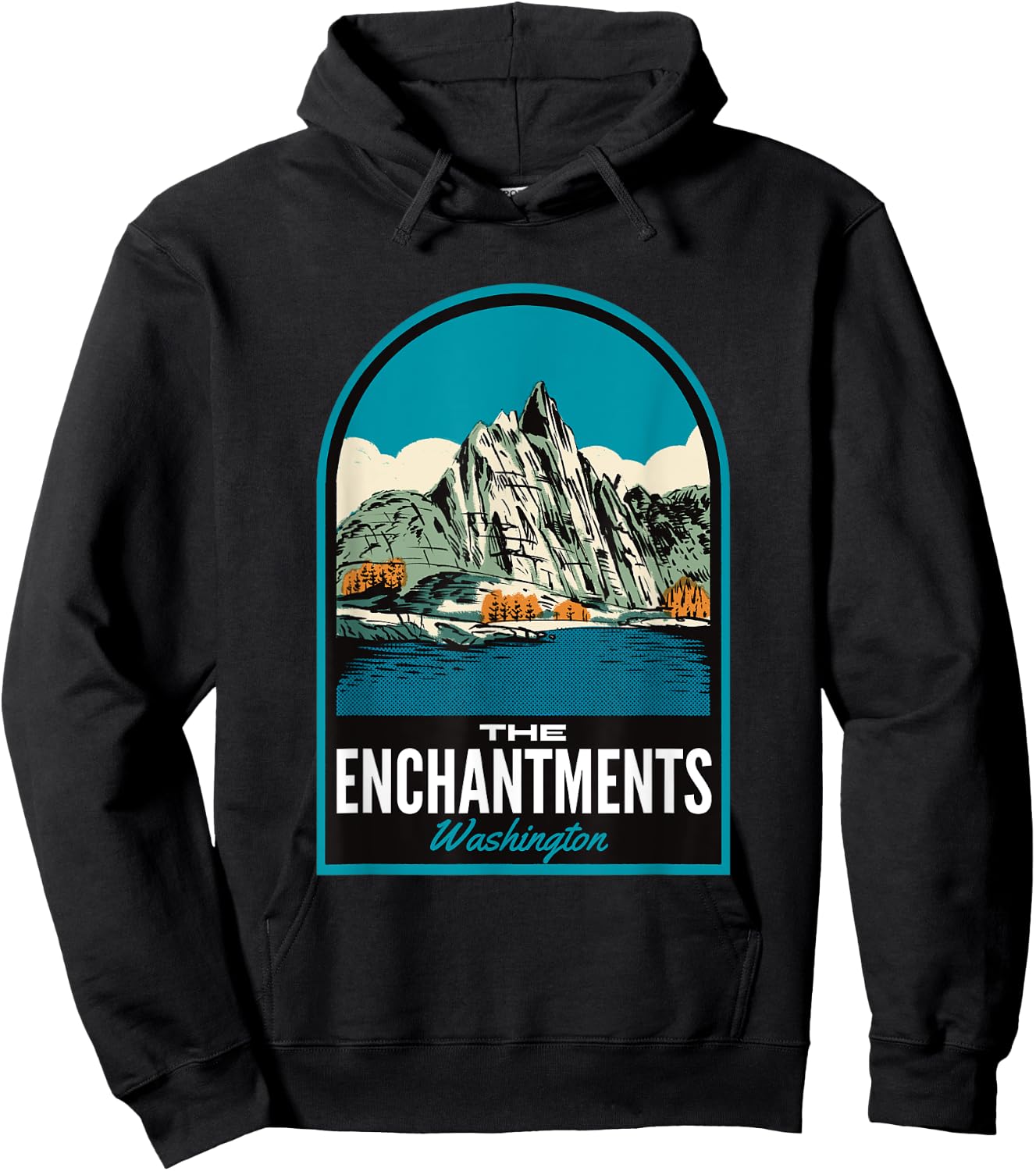 The Enchantments Washington Hoodie - Hoodie | Black