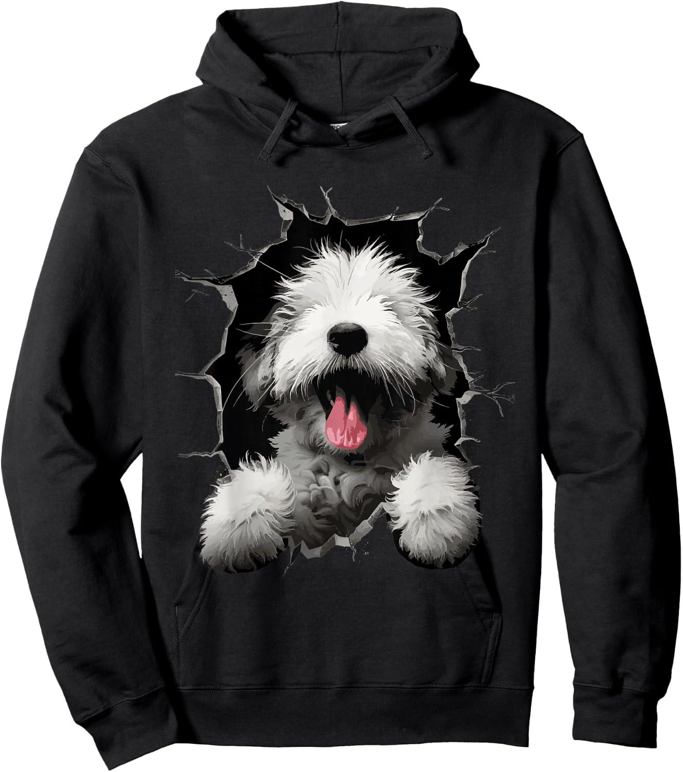 Old English Sheepdog Hoodie - Hoodie | Black