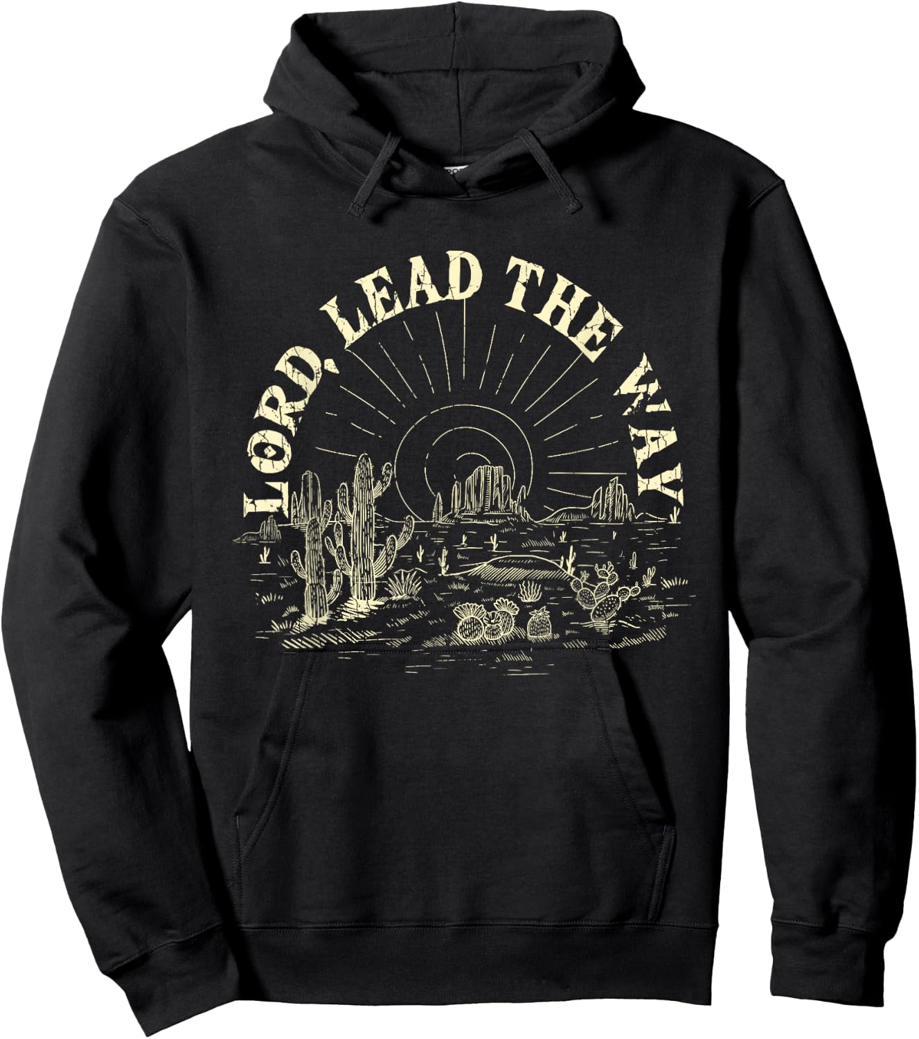 Lord Lead The Way Faith Christian Religion Hoodie - Hoodie | Black