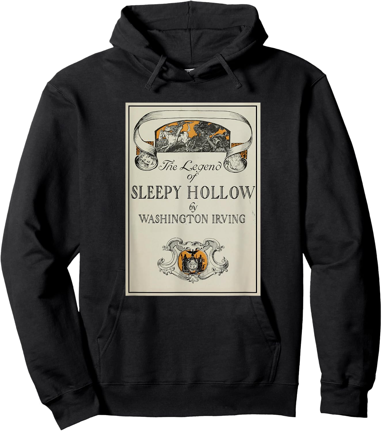 The Legend of Sleepy Hollow Title Page Hoodie - Hoodie | Black