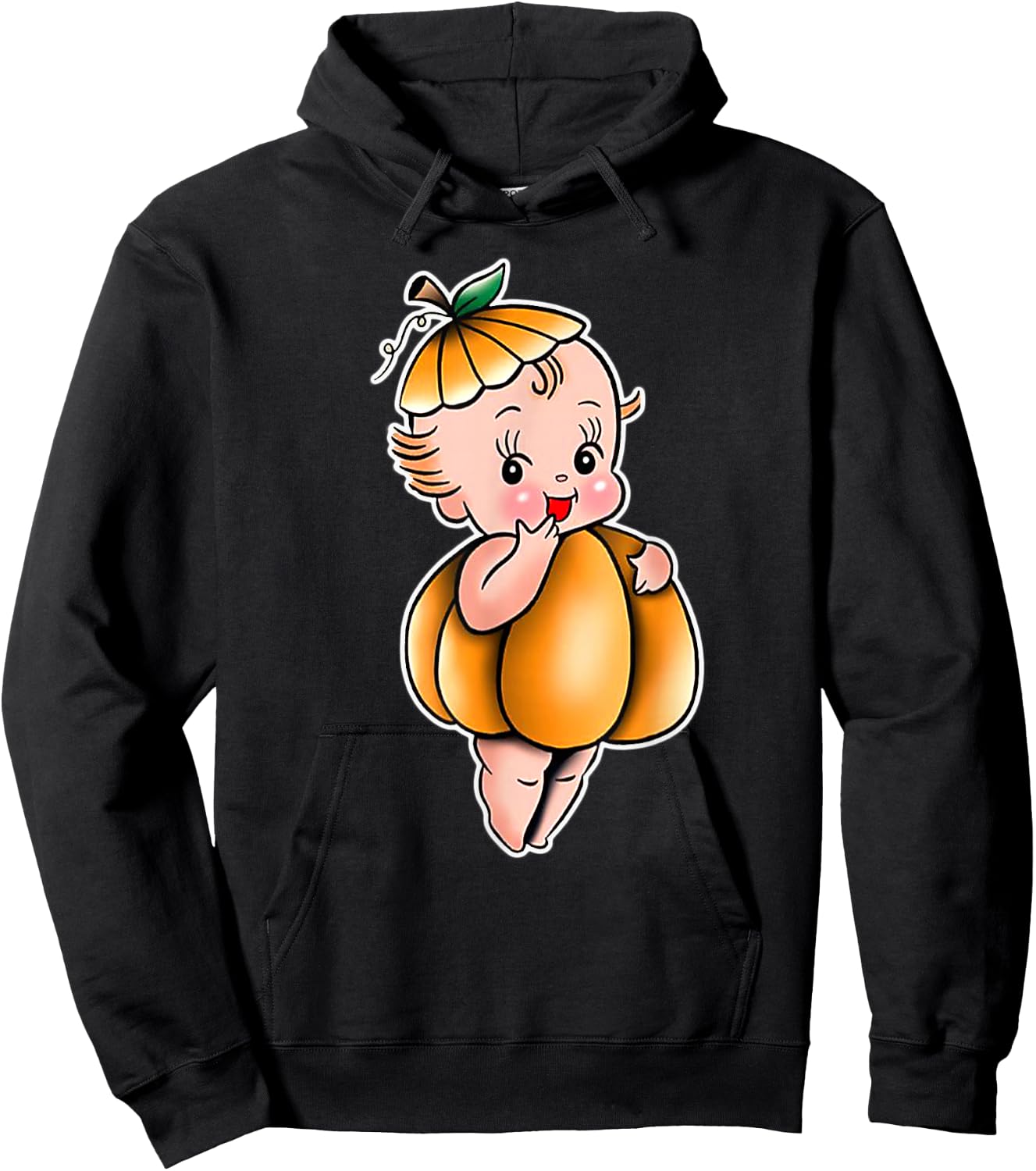 Kewpie Baby Pumpkin Hoodie - Hoodie | Black