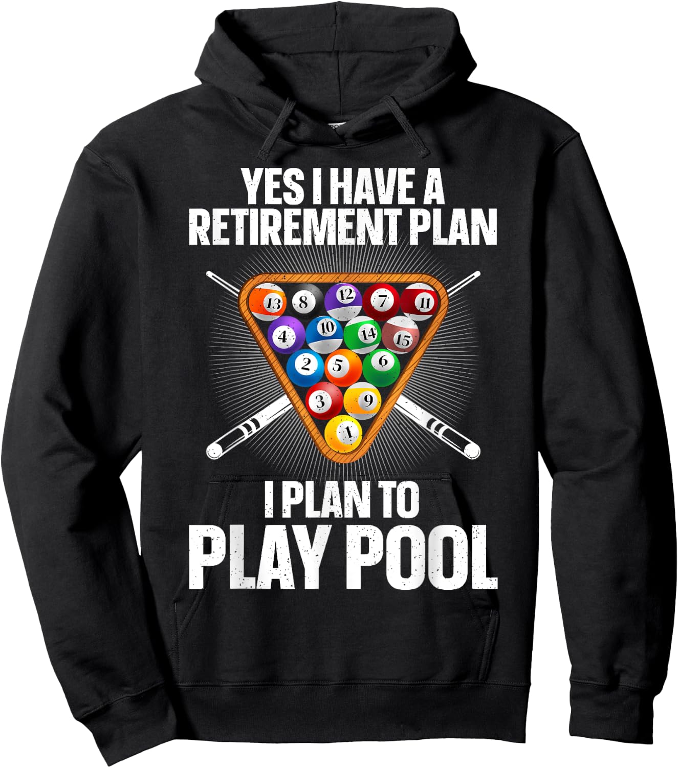 Cool Pool Design Women Billiards Lover Pool Player Hoodie - Hoodie | Black
