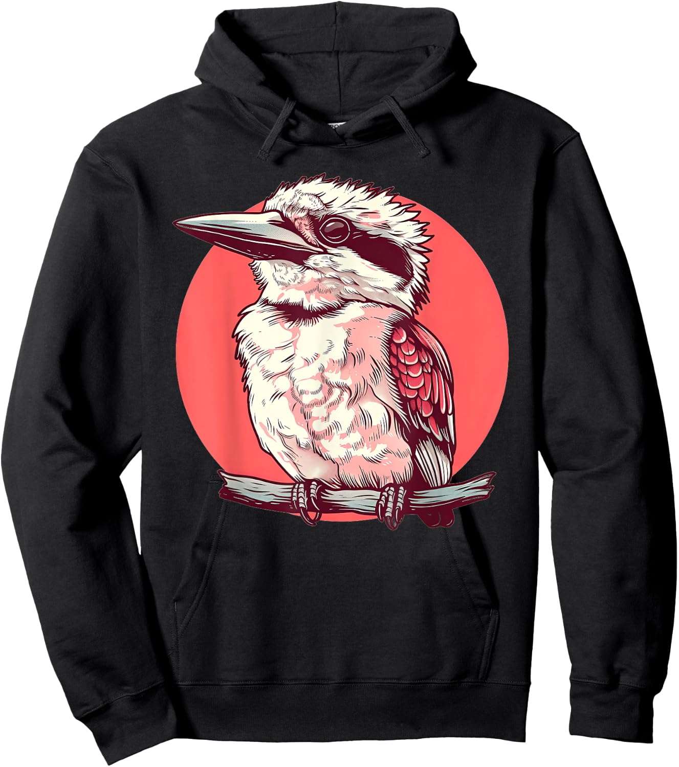 Kookaburra 80s Retro Hoodie - Hoodie | Black
