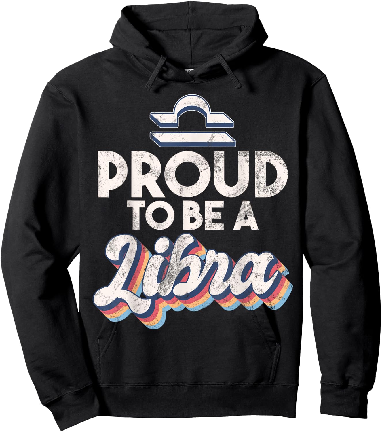 Proud to be a Libra Hoodie - Hoodie | Black