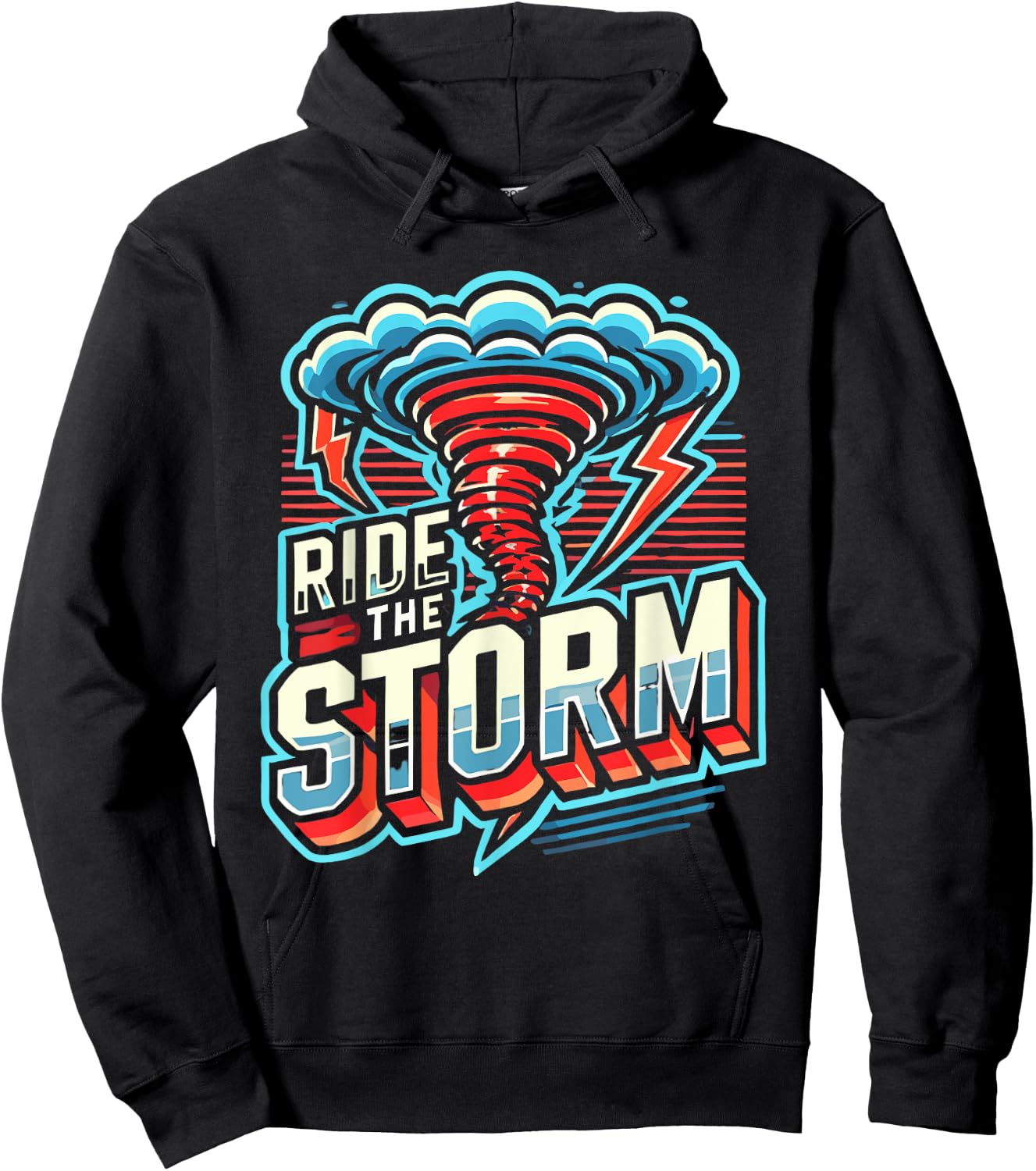 Tornado Costume Tornado Chasers Storm Hunter Storm Tornado Hoodie - Hoodie | Black