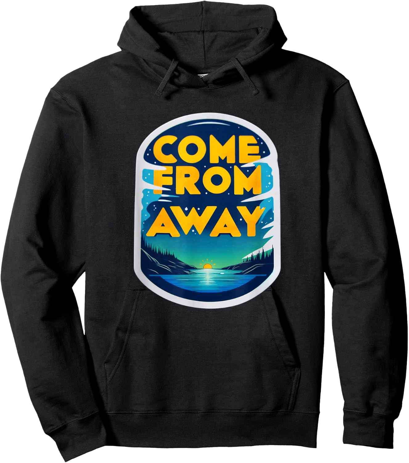 StageNotes Come From Newfoundland CFA Away Musical Theatre , Small, Black Hoodie - Hoodie | Black