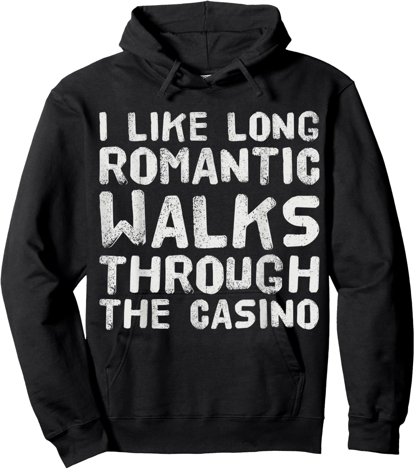 GAMBLING CASINO Clothing FUNNY LAS VEGAS DATE NITE Black Adults Short Sleeve Cotton Blend Small Hoodie - Hoodie | Black