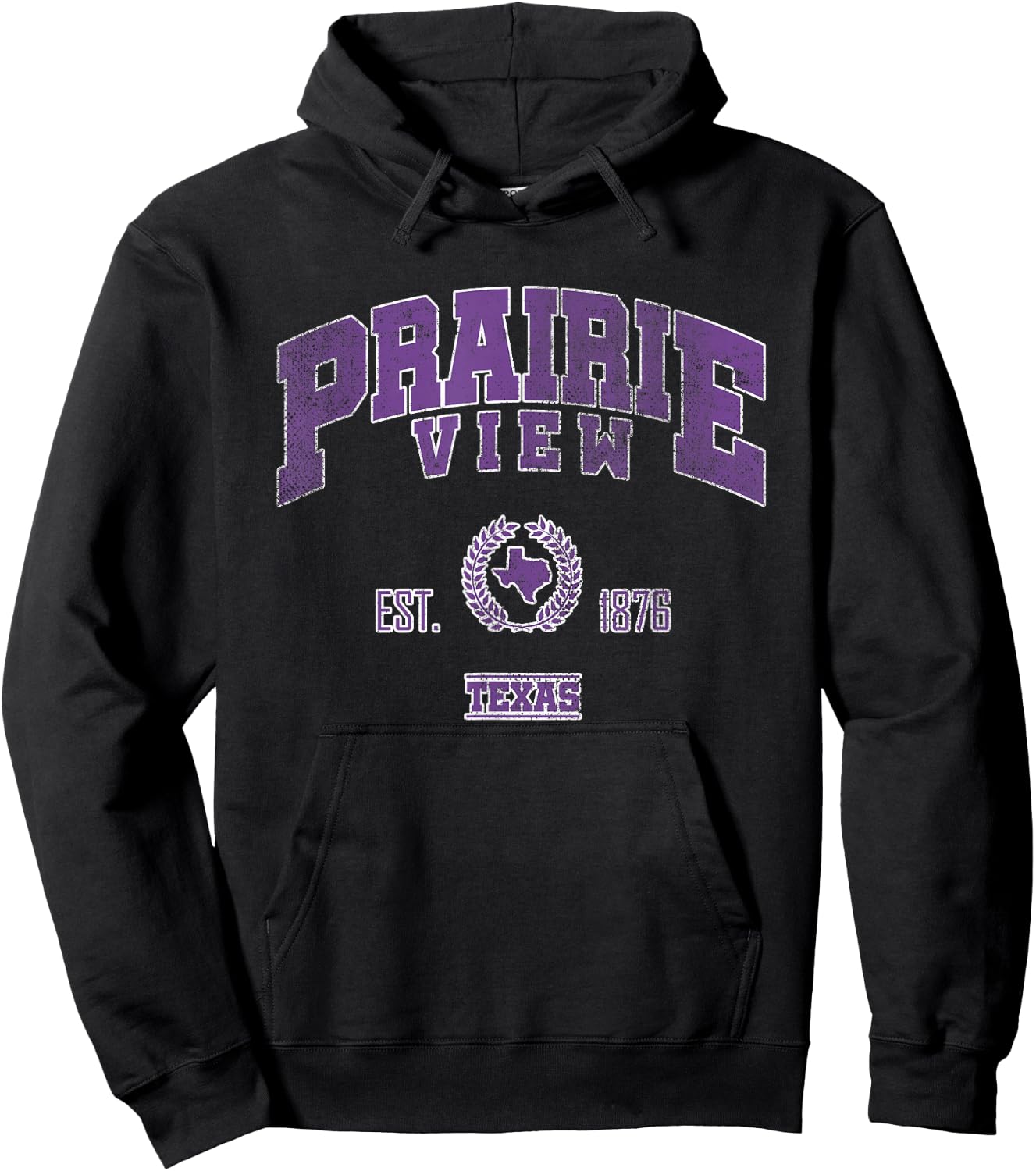 Apparel Prairie view Souvenirs - Texas TB02 | Prairie View TX | Vintage Throwback Hoodie - Hoodie | Black
