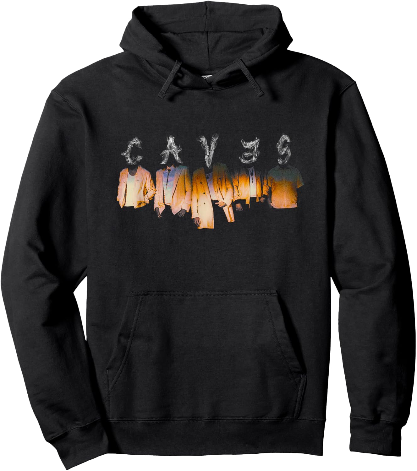 NEEDTOBREATHE Black Men's Classic Fit Caves Album Hoodie - Hoodie | Black