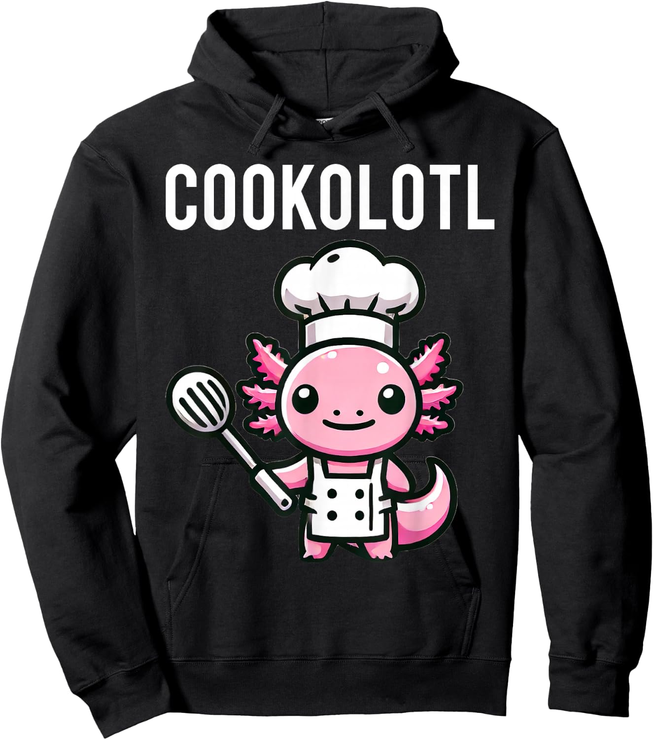 Cookolotl Axolotl Chef Cook Cooking Hoodie - Hoodie | Black
