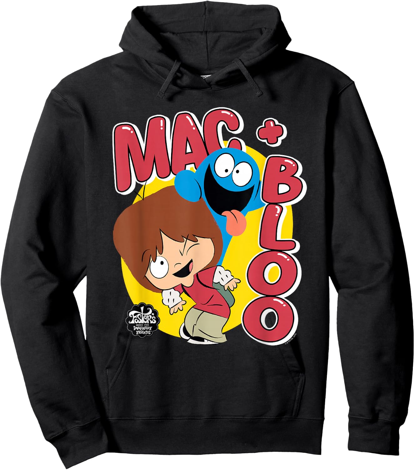 Foster's Home for Imaginary Friends Mac and Bloo Fun Hoodie - Hoodie | Black