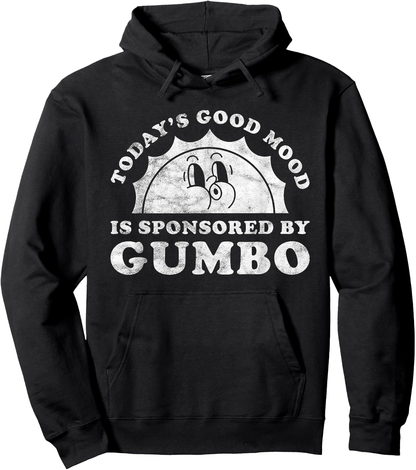 Good Mood Gumbo Apparel Co Funny Cute Retro Vintage Black Hoodie - Hoodie | Black