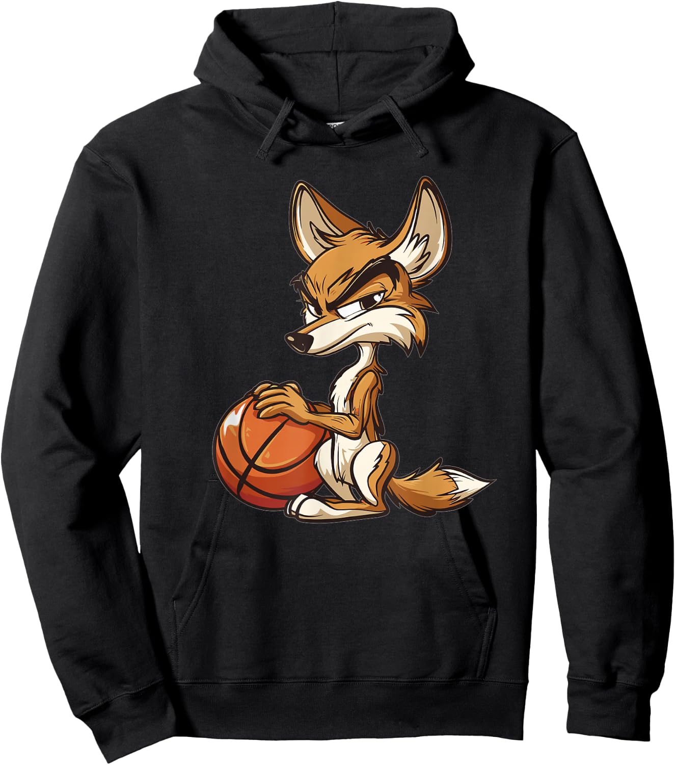 Kids Basketball Coyote Hoodie - Hoodie | Black