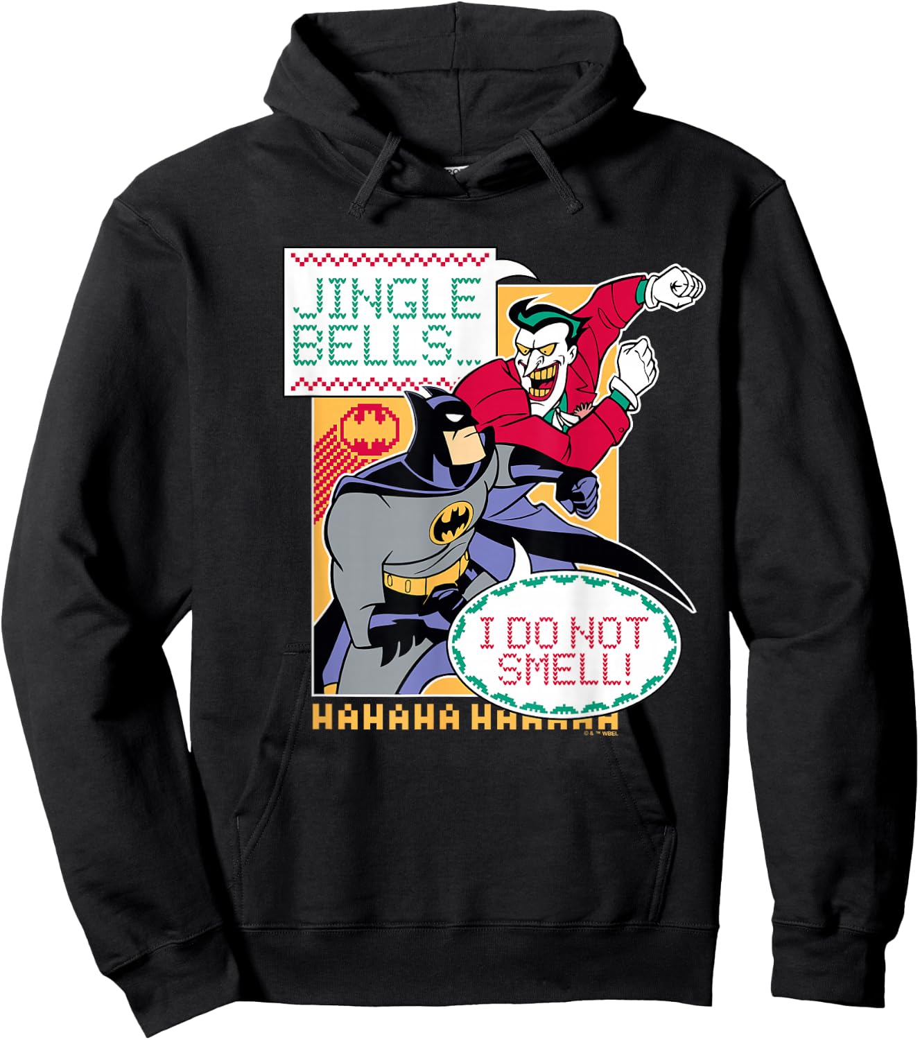 Batman: The Animated Series Jingle Bells I Don't Smell Hoodie - Hoodie | Black