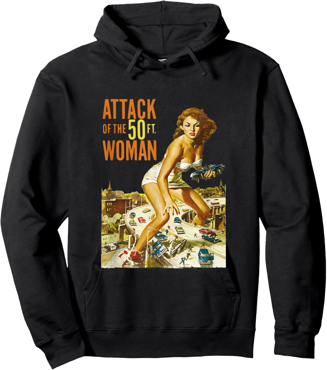 Attack Of The 50 Foot Woman Hoodie - Hoodie | Black