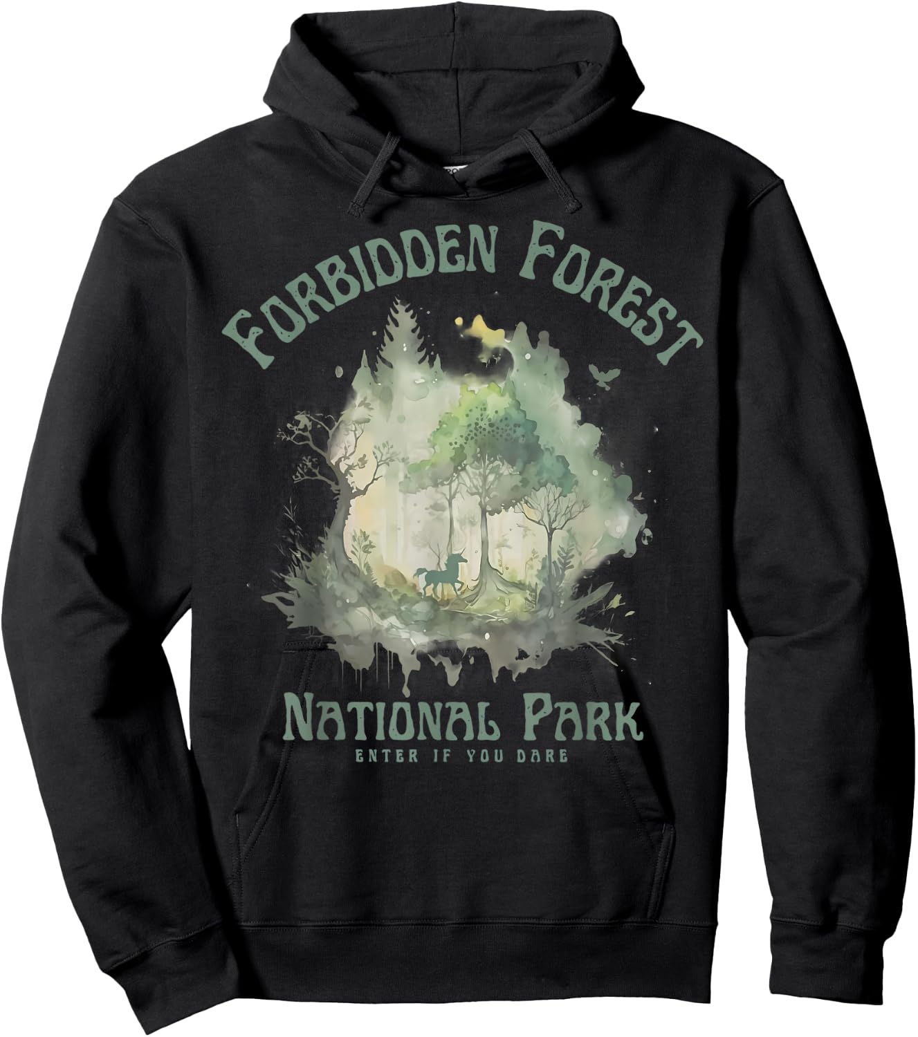 Visit The Forbidden Forest National Park Hiking Camping Hoodie - Hoodie | Black