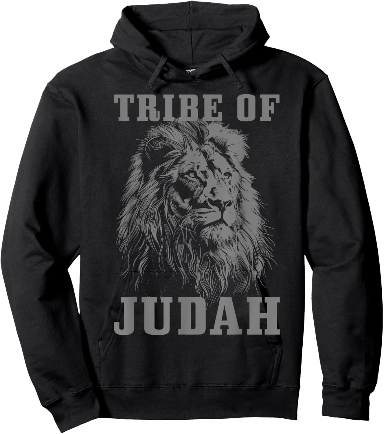Lion Of Judah Tribe Hebrew Israelite Christian Jewish YHWH Hoodie - Hoodie | Black