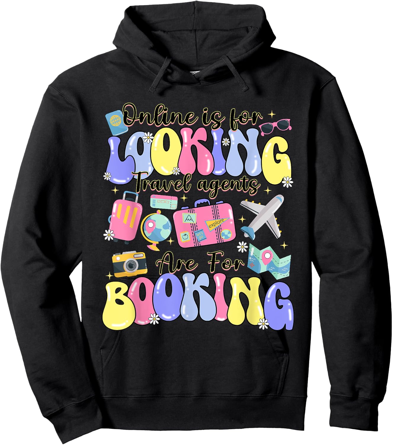Travel Advisor Gift Travel Agent Travel Booking Hoodie - Hoodie | Black