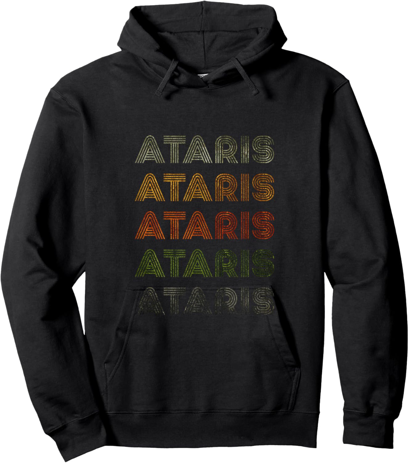 Love Heart Ataris Grunge Vintage Style Black Ataris Hoodie - Hoodie | Black