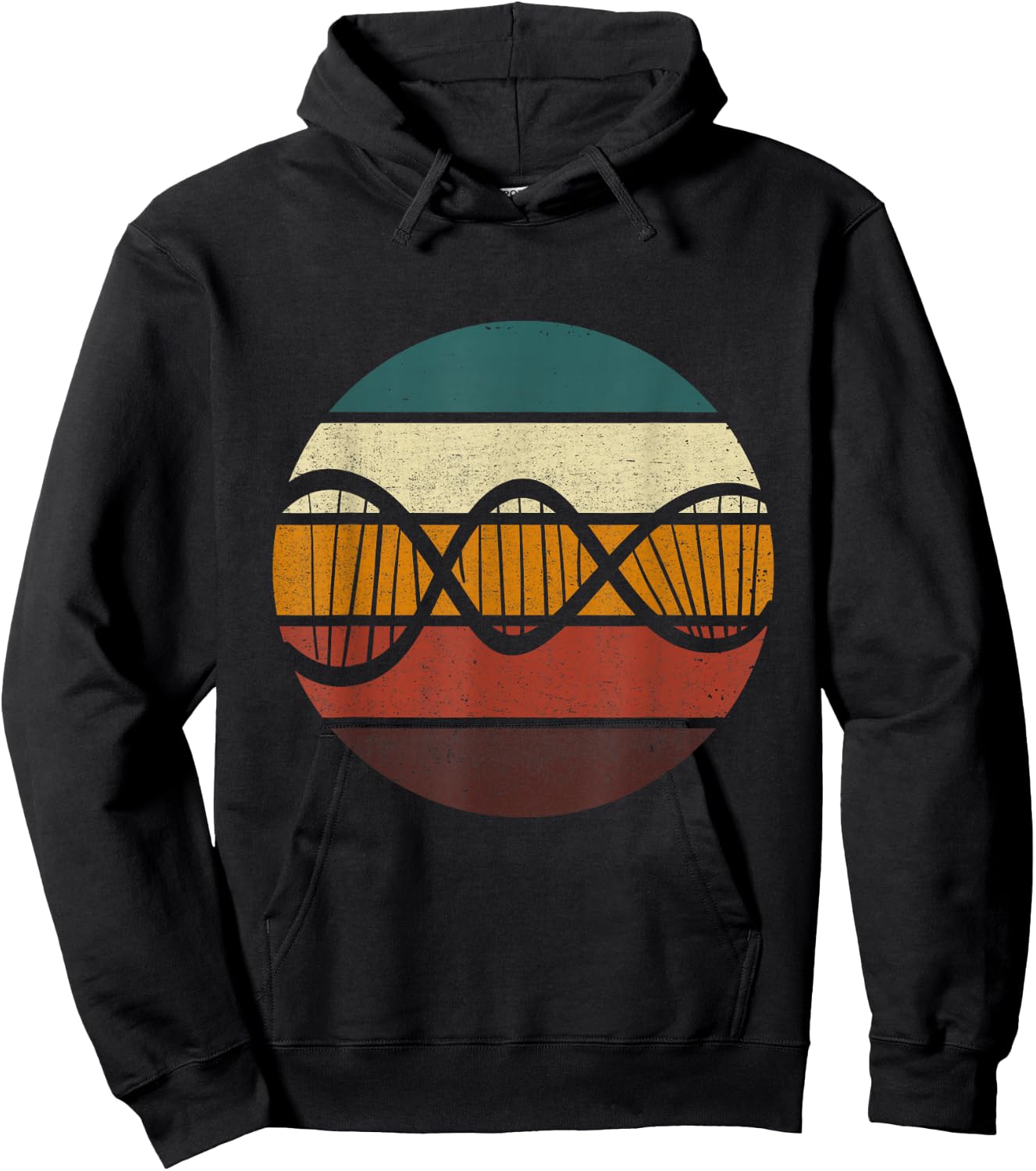 Biochemist Retro DNA Vintage Biochemistry Microbiologist Hoodie - Hoodie | Black