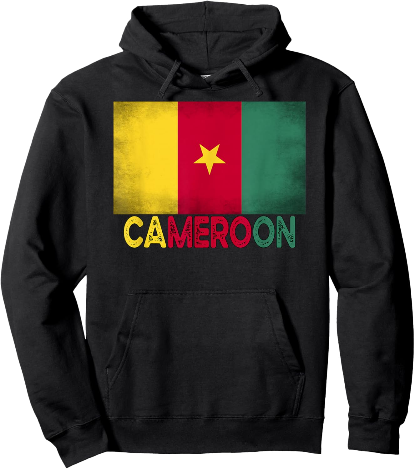 Cameroon Flag Vintage Pride In My DNA Women Kids Hoodie - Hoodie | Black