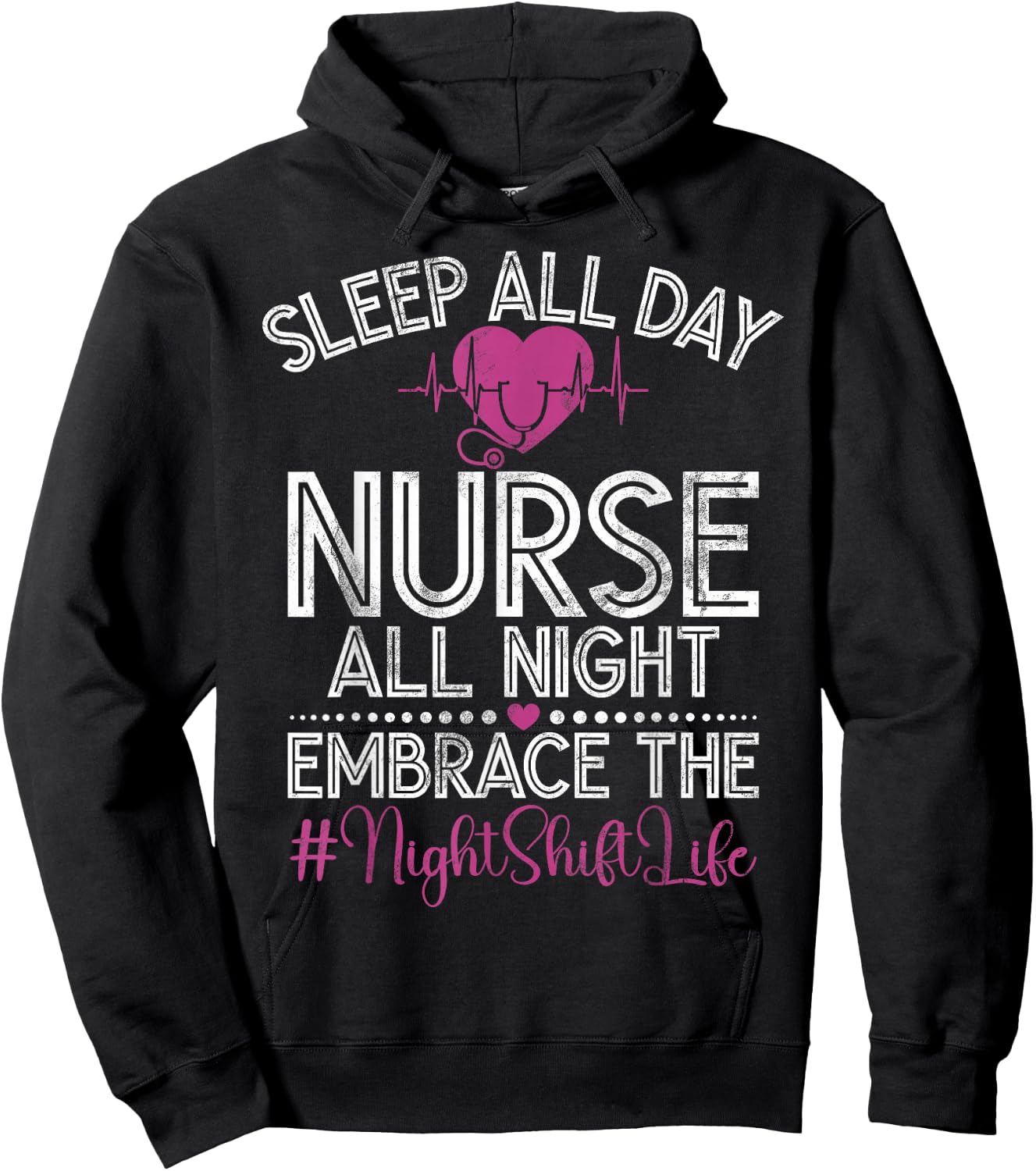 Night Shift Nurse Night Shift Nurses Hoodie - Hoodie | Black