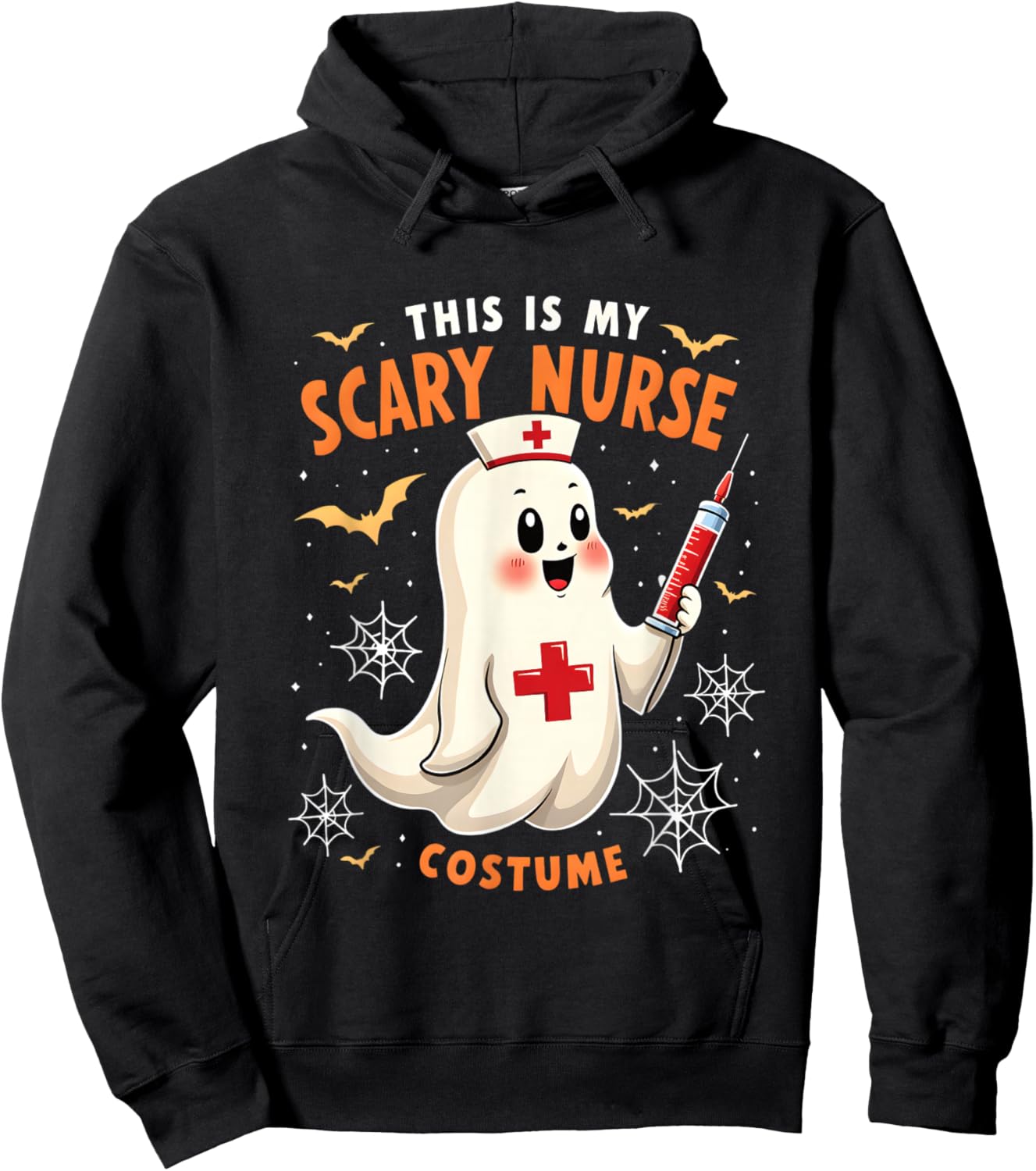 This Is My Scary Nurse Costume Spooky Hoodie - Hoodie | Black
