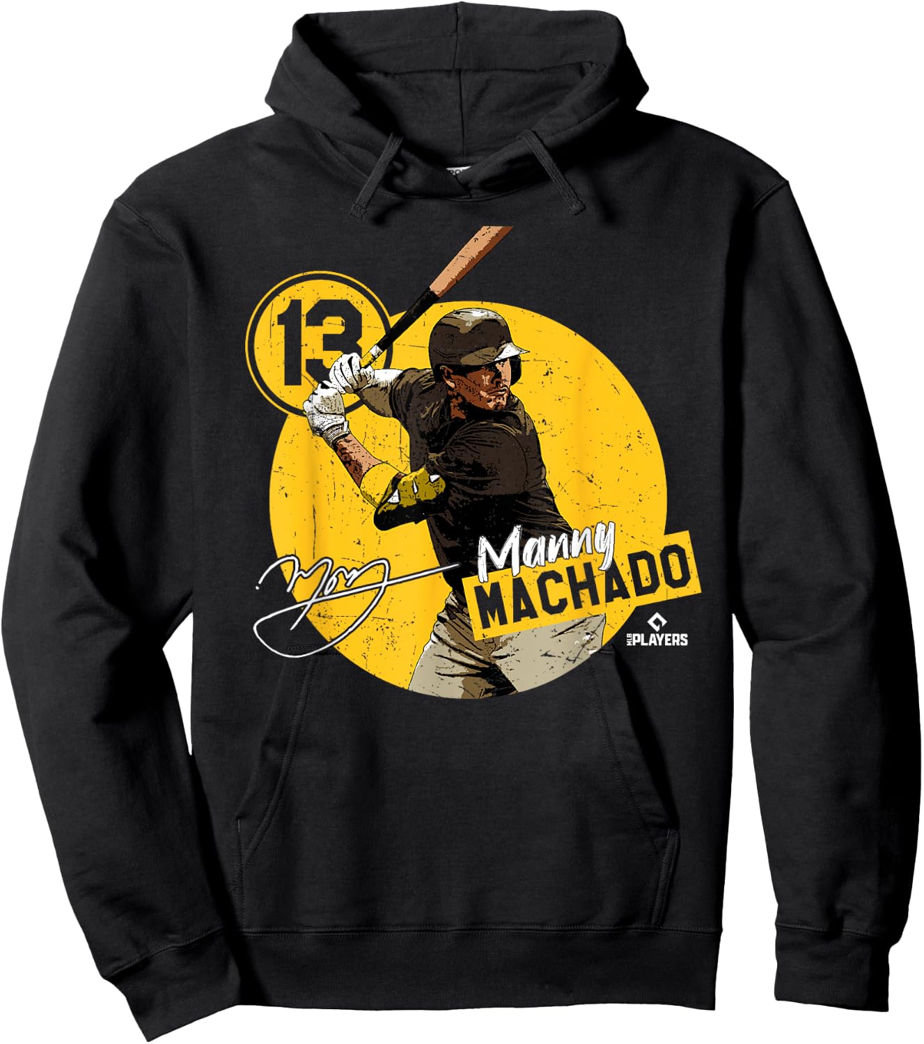 Manny Machado | San Diego Baseball MLB Players | MLBMAC4056 Hoodie - Hoodie | Black