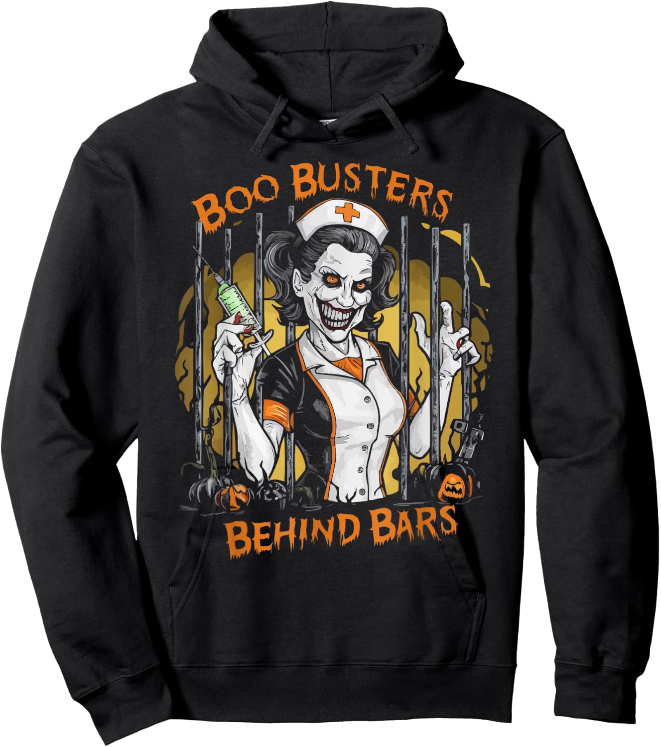 Correctional Nurse Halloween Spooky Nursing Trick Or Treat Hoodie - Hoodie | Black