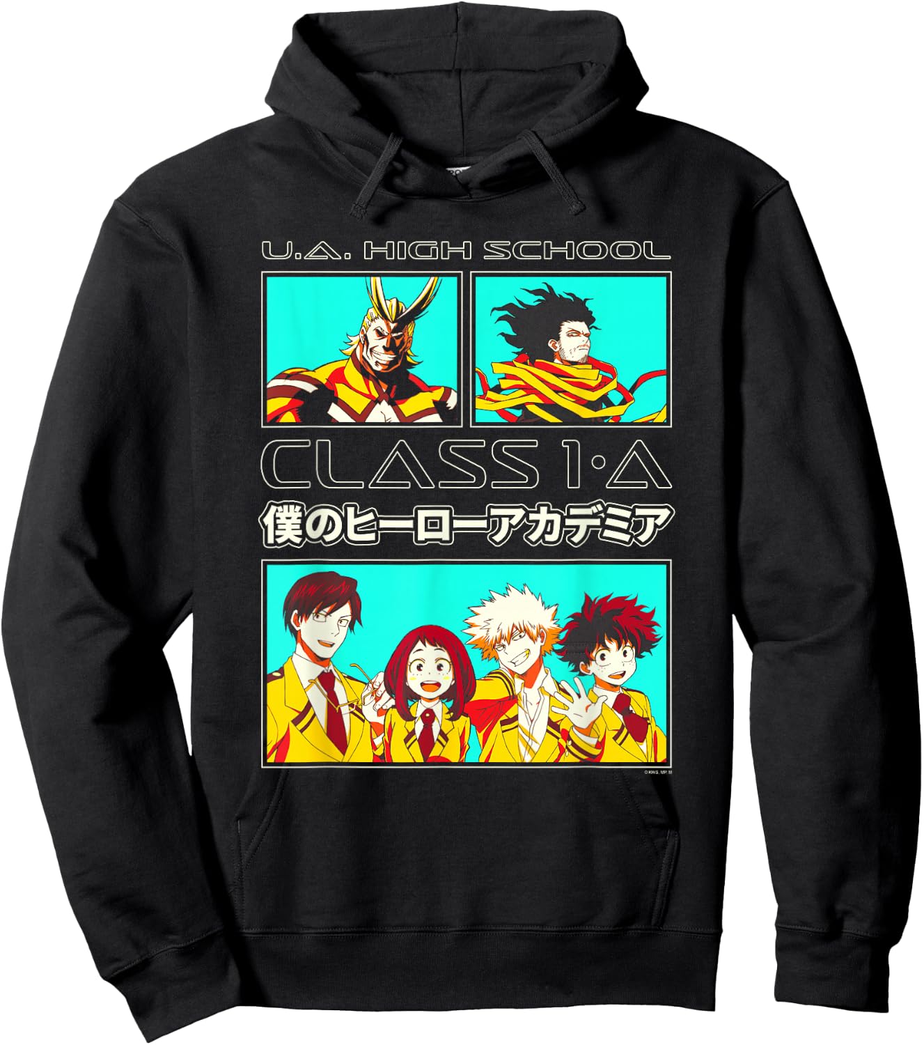 My Hero Academia Class 1-A Students Anime Hoodie - Hoodie | Black