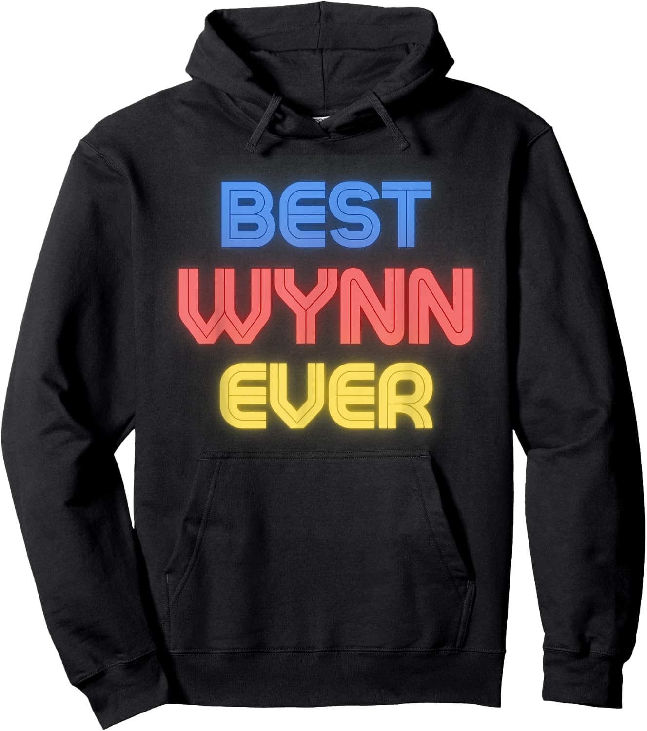 Best Wynn Ever - Funny Wynn Name Wynn Hoodie - Hoodie | Black