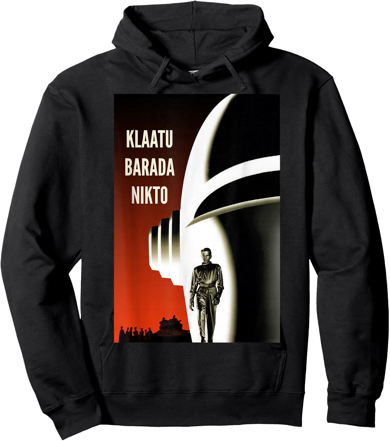 Klaatu Barada Nikto Gort Robot SiFi Hoodie - Hoodie | Black